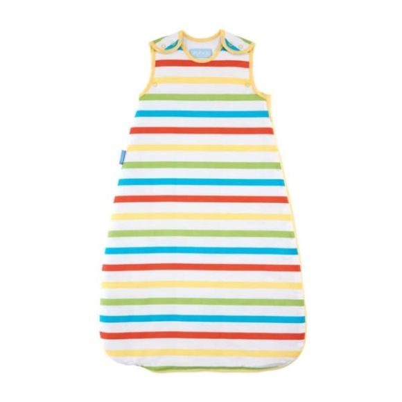 GroBag Πακέτο 2 Υπνόσακοι 1 tog ανοιξιάτικος 0-6 μηνών Rainbow Stripe wash and wear στο Bebe Maison