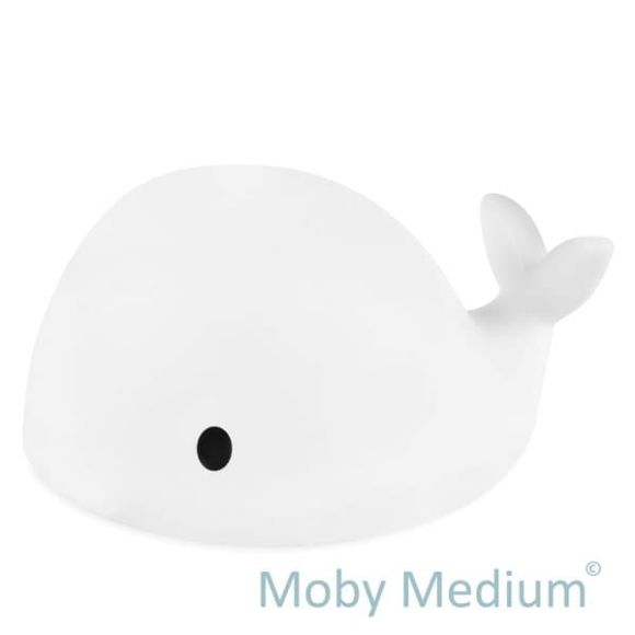 Flow Φωτιστικό νυχτός φάλαινα Moby 30εκ. (λευκό) στο Bebe Maison