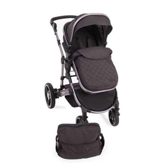 Πολυκαρότσι Kikka Boo 2 σε 1 Dora Dark Grey στο Bebe Maison