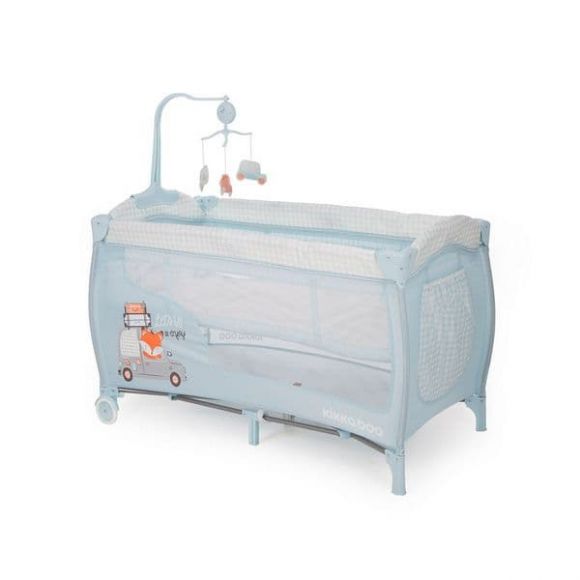 Παρκοκρέβατο 2 ορόφων Kikka Boo Dolce Sonno Blue Foxy στο Bebe Maison