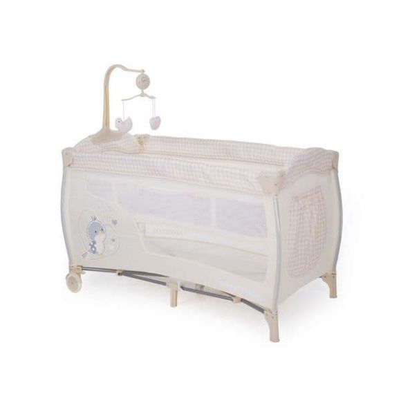 Διώροφο παρκοκρέβατο Kikka Boo Dolce Sonno Beige Birdy στο Bebe Maison