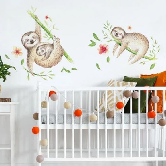 Roommates Wall stickers "Slow on the branches" στο Bebe Maison