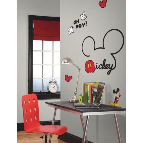 Roommates Αυτοκόλλητα τοίχου "Mickey υπογραφή" στο Bebe Maison