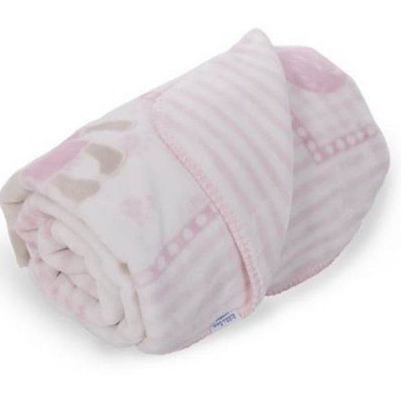 Κουβέρτα βελουτέ αγκαλιάς Kikka Boo Fantasia Pink στο Bebe Maison