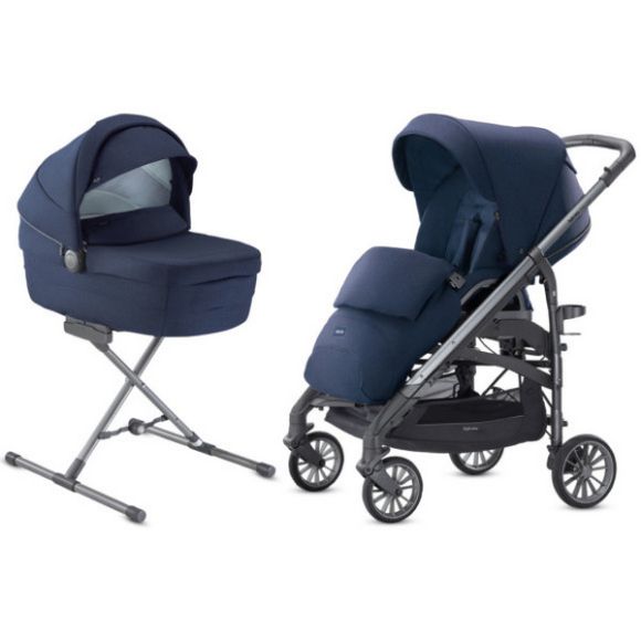 Πολυκαρότσι Inglesina Trilogy System Duo Sailor Blue σκελετός titanium/slate στο Bebe Maison