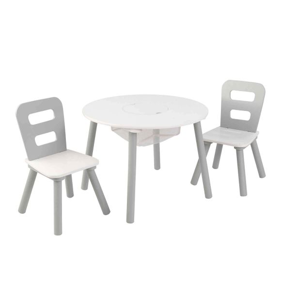 Kidkraft table with 2 chairs (gray-white) στο Bebe Maison