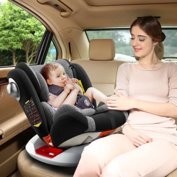 Παιδικό κάθισμα αυτοκινήτου Bebe Stars  0-36 Isofix 360° Macan grey στο Bebe Maison