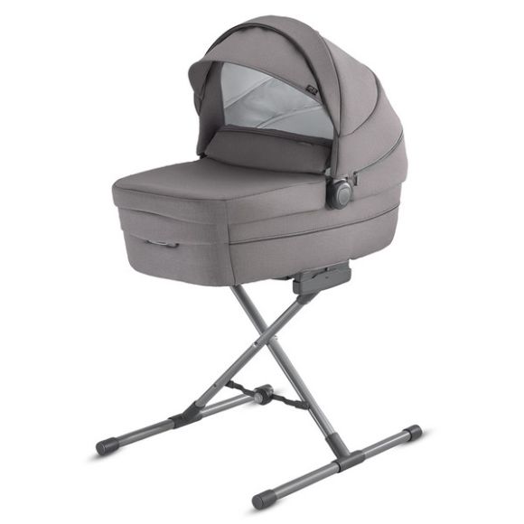 Πολυκαρότσι Inglesina Trilogy System Quattro Stone Grey σκελετός City silver/white στο Bebe Maison