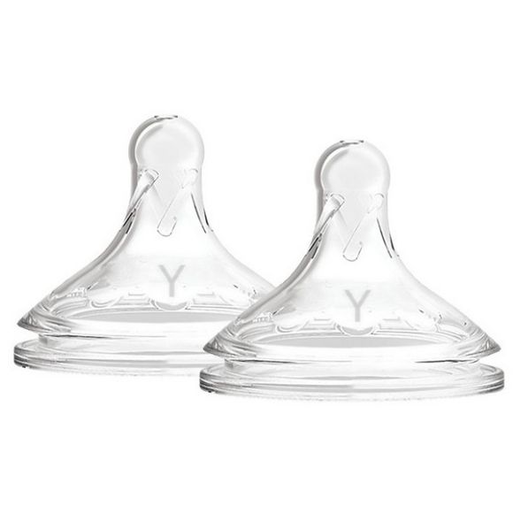 Silicone nipples Dr Brown Options+ for Bottom with Wide Neck Level 4, 9+ Months Y-Cut (2pcs) στο Bebe Maison