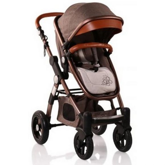 Πολυκαρότσι Cangaroo Luxor 2 σε 1 Beige στο Bebe Maison