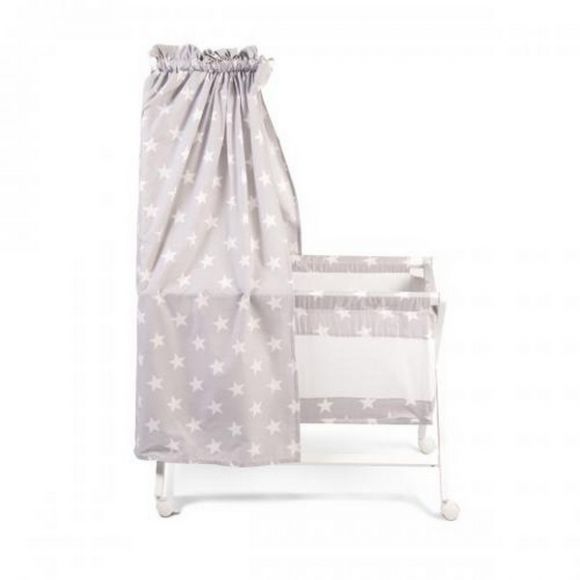 Ξύλινο λίκνο Cangaroo Cassy grey White Stars στο Bebe Maison