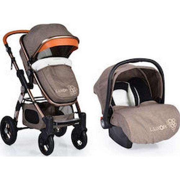 Πολυκαρότσι Cangaroo Luxor 3 σε 1 Beige στο Bebe Maison