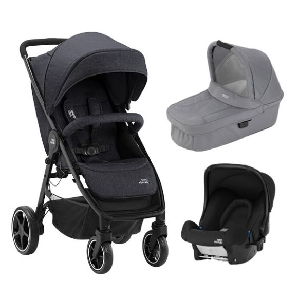 Πολυκαρότσι Britax Romer B-Agile M Black Shadow 3 σε 1 στο Bebe Maison