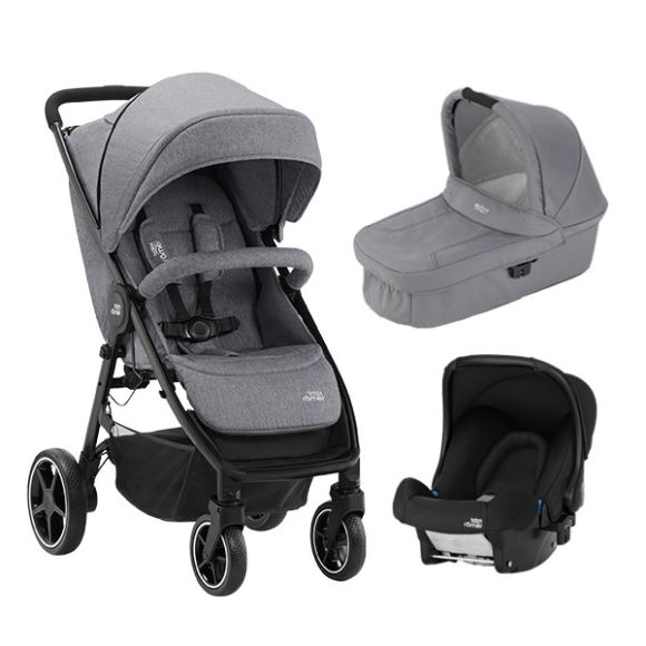 Πολυκαρότσι Britax Romer B-Agile M Elephant Grey 3 σε 1 στο Bebe Maison