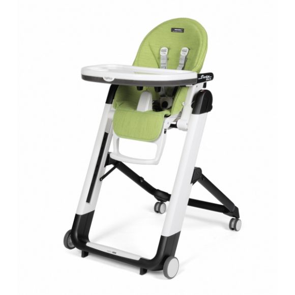 Καρέκλα φαγητού Peg Perego Siesta Follow me χρώμα Wonder Green (Nanotechnology Fabric) με δώρο μαξιλαράκι baby cushion στο Bebe Maison