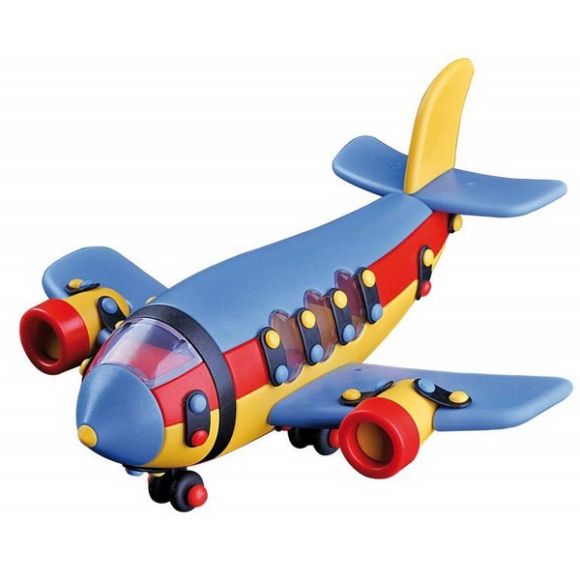 Αεροπλάνο επιβατικό μεγάλο Mic-O-Mic πολύχρωμο στο Bebe Maison