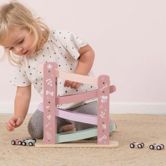 Route slide with Little Dutch cars pink στο Bebe Maison