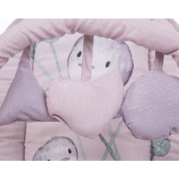 Ρηλάξ μωρού Kikka Boo Foliage Beige Bird στο Bebe Maison