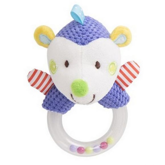 Σκαντζόχοιράκι κουδουνίστρα Kikka Boo Hedgehog Plastic Rattle Blue στο Bebe Maison