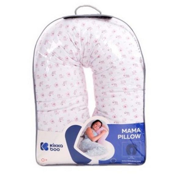 Μαξιλάρι εγκυμοσύνης και θηλασμού  Kikka Boo Mama jersey pillow Pink Flowers στο Bebe Maison