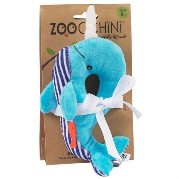 Κουδουνίστρα Zoocchini Buddy Φάλαινα στο Bebe Maison