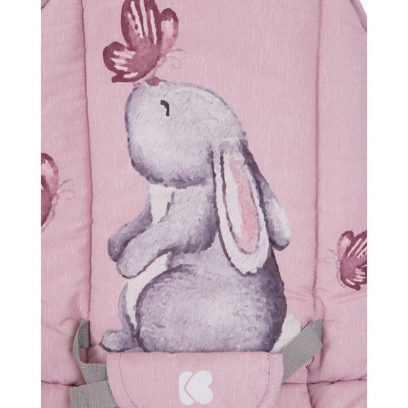 Ρηλάξ μωρού Kikka Boo Foliage Pink Rabbits στο Bebe Maison