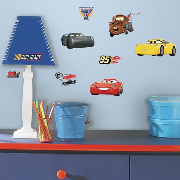 Αυτοκόλλητα τοίχου RoomMates Cars 3 στο Bebe Maison