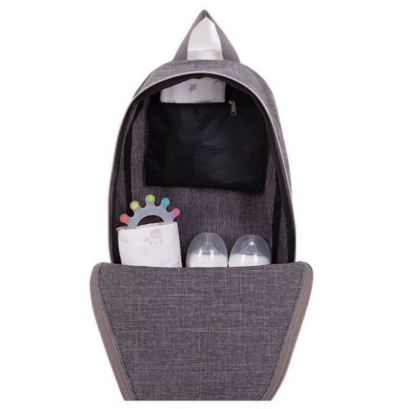 Bags Backpack Kikka Boo Ava Light Gray στο Bebe Maison