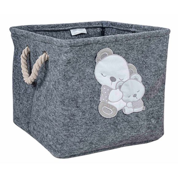 Μαλακό παιχνιδόκουτο Picci σχέδιο Sleepy Grey στο Bebe Maison