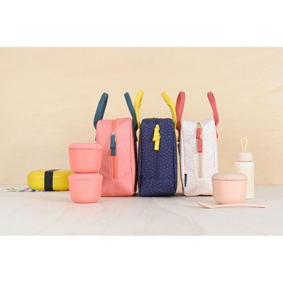 Bamboo στεγανό φαγητοδοχείο μικρό Ekobo 225ml ροζ στο Bebe Maison