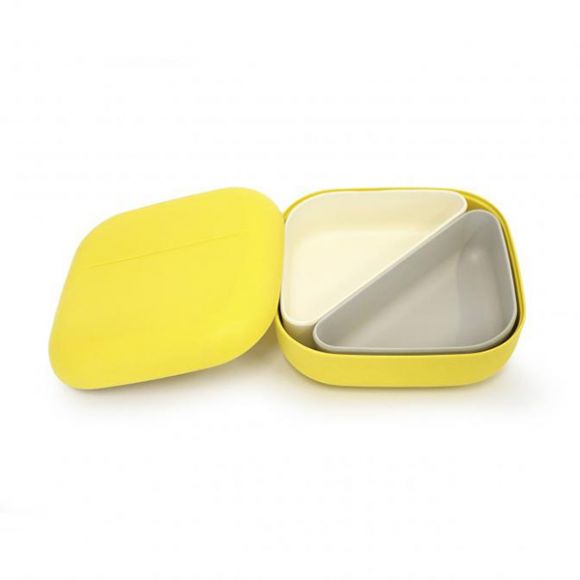 Bamboo δοχείο φαγητού Ekobo Bento κίτρινο στο Bebe Maison