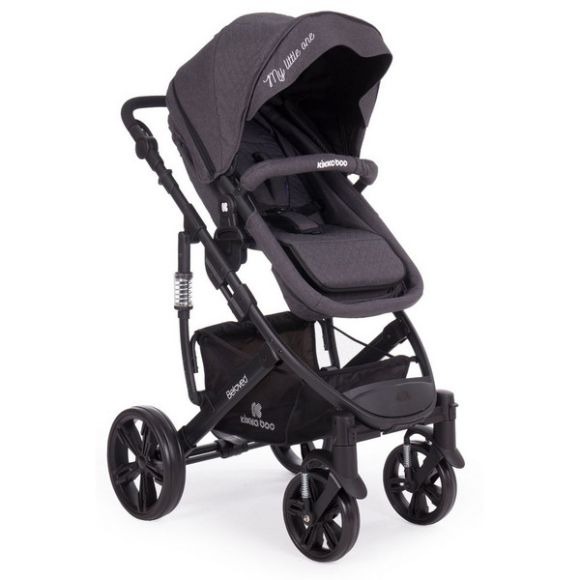 Polycarca 2 in 1 Kikka Boo Beloved Dark Gray στο Bebe Maison