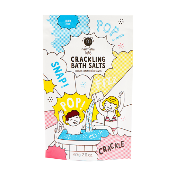 Παιδικά άλατα μπάνιου Crackling bath Nailmatic Salt μπλε στο Bebe Maison