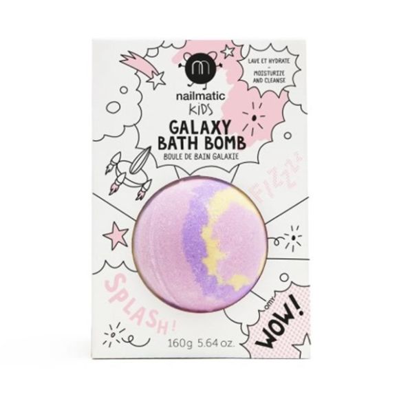 Παιδικά άλατα Bath Bomb Nailmatic Supernova κίτρινο-λιλά στο Bebe Maison