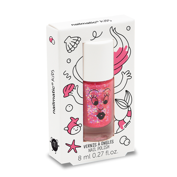 Παδικό βερνίκι νυχιών Nailmaic Sissi ροζ glitter στο Bebe Maison