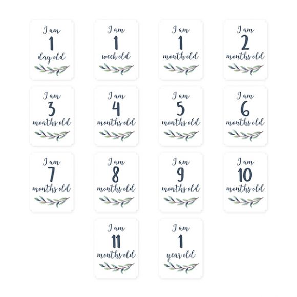 Βρεφικό σετ δώρου με milestones Lulujo Hello world στο Bebe Maison