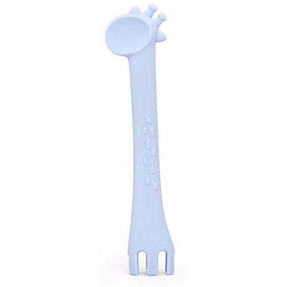 Κουτάλι σιλικόνης Kikka Boo Giraffe Blue στο Bebe Maison