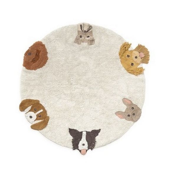 Χαλί δωματίου Lorena Canals Σκυλάκια 140 εκ. στο Bebe Maison