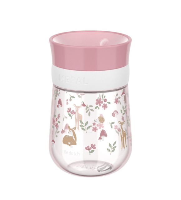 Εκπαιδευτικό ποτηράκι περιμετρικό Little Dutch Mio 300 ml - Fairy Garden στο Bebe Maison