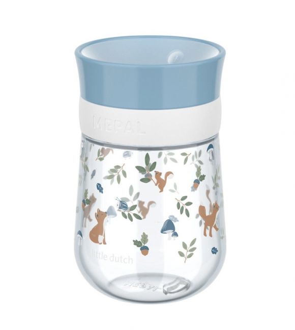 Εκπαιδευτικό ποτηράκι περιμετρικό Little Dutch Mio 300 ml - Forest Friends στο Bebe Maison
