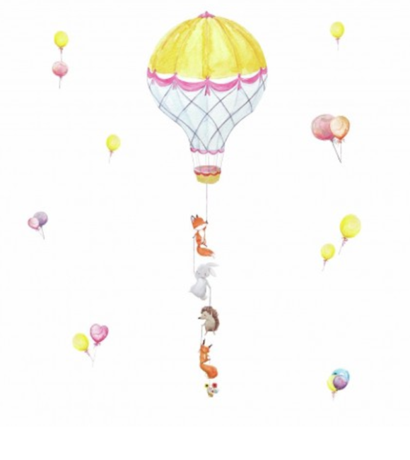 Αυτοκόλλητα τοίχου RoomMates Αερόστατο στο Bebe Maison