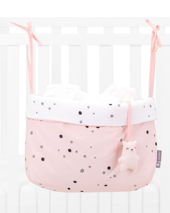 Καλάθι για πάνες Kikkaboo Bear with me Pink στο Bebe Maison