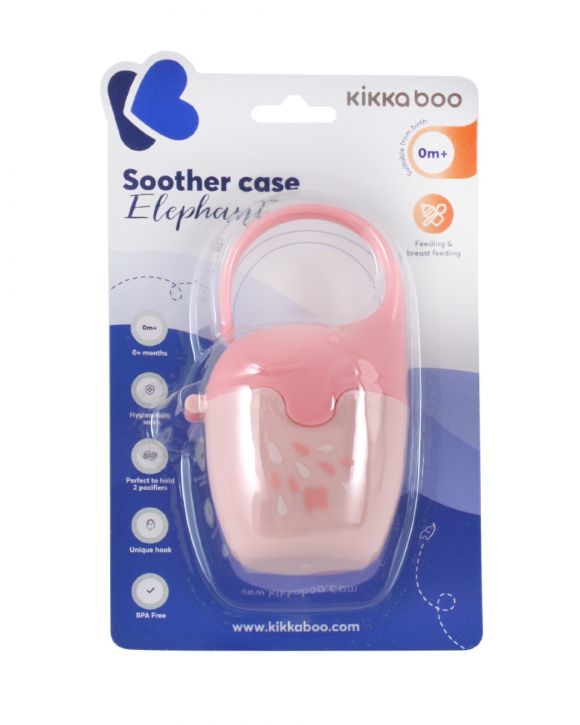 Θήκη πιπίλας Kikka Boo Elephant Pink στο Bebe Maison