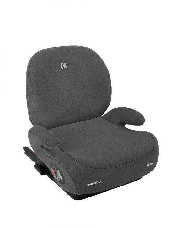 Παιδικό κάθισμα αυτοκινήτου Kikkaboo booster i-Boost i-SIZE Dark grey 125-150 cm στο Bebe Maison