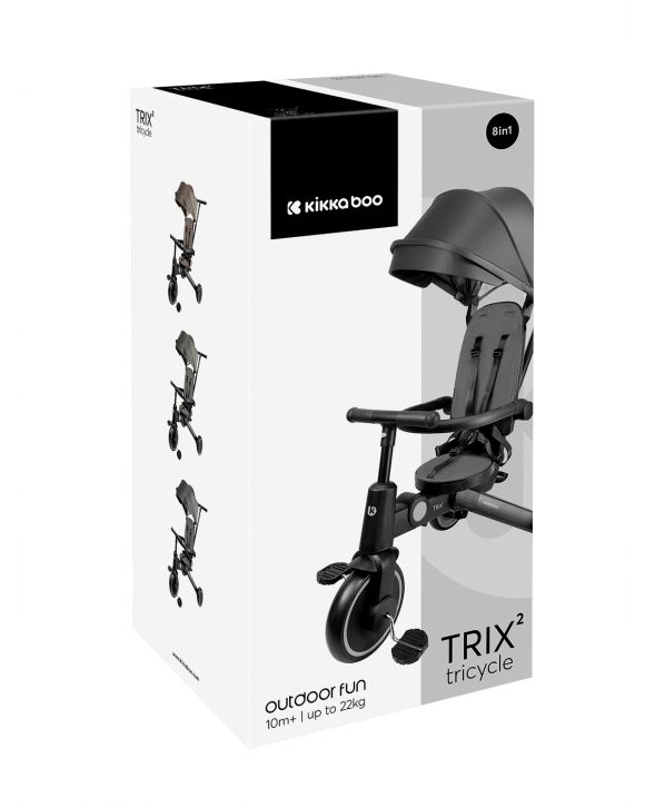 Τρίκυκλο ποδήλατο Kikka Boo Trix 2 Grey στο Bebe Maison