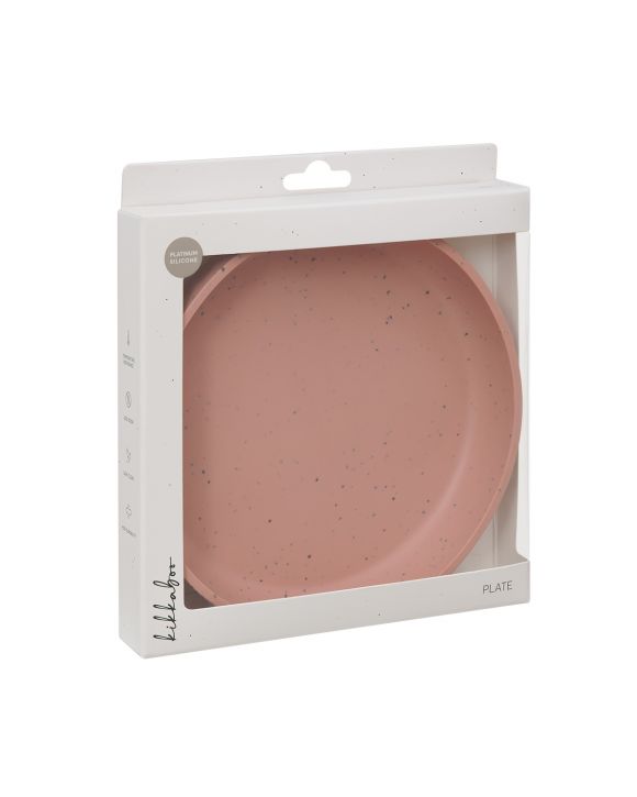 Πιάτο Kikka Boo από πλατινένια σιλικόνη Blush στο Bebe Maison