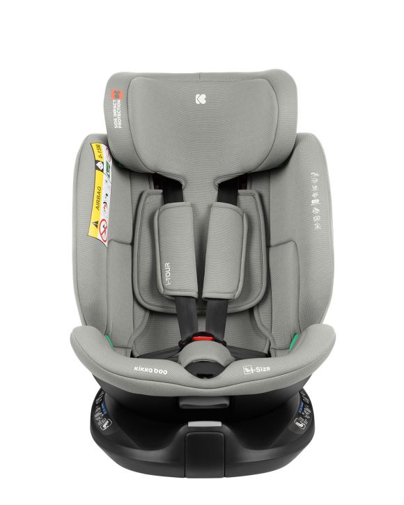 Κάθισμα αυτοκινήτου Kikka Boo i-SIZE 40-150 εκ. i-Tour Light Grey στο Bebe Maison