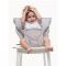 Φορητή θέση φαγητού Baby to Love Pocket chair Αστέρια γκρι στο Bebe Maison