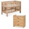Ολοκληρωμένο βρεφικό δωμάτιο Klups Amelia II oak 120*60cm στο Bebe Maison