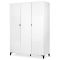 Βρεφική τρίφυλλη ντουλάπα Klups Mia 137x52x191 στο Bebe Maison